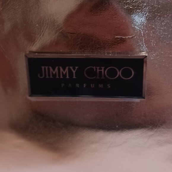 Jimmy Choo Metallic Rose Gold Cosmetic Bag – NWOT, Promotional Pouch - Picture 2 of 11